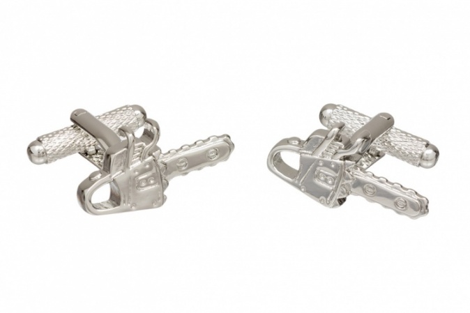 Chainsaw Cufflinks